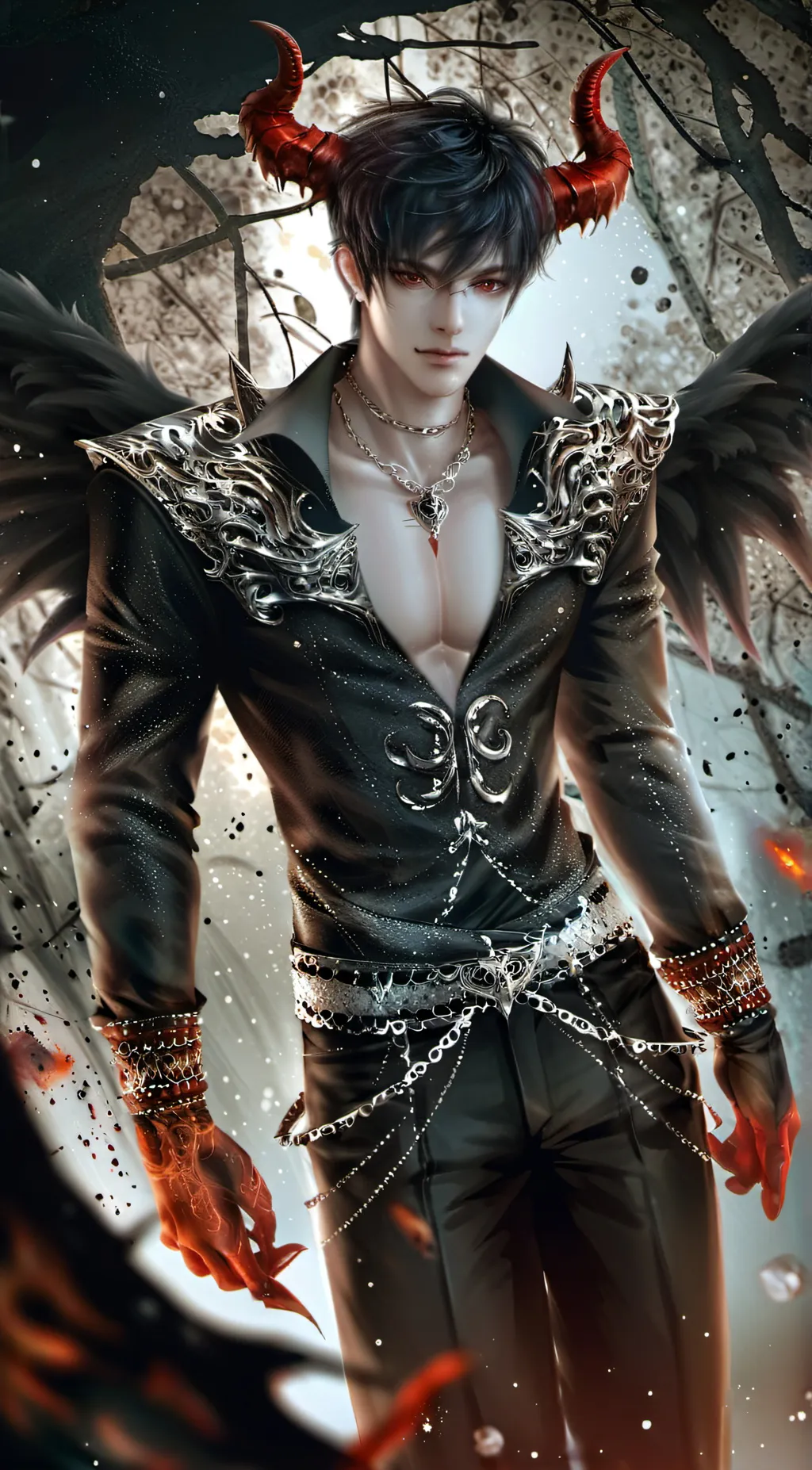 ai character: Lucifer background