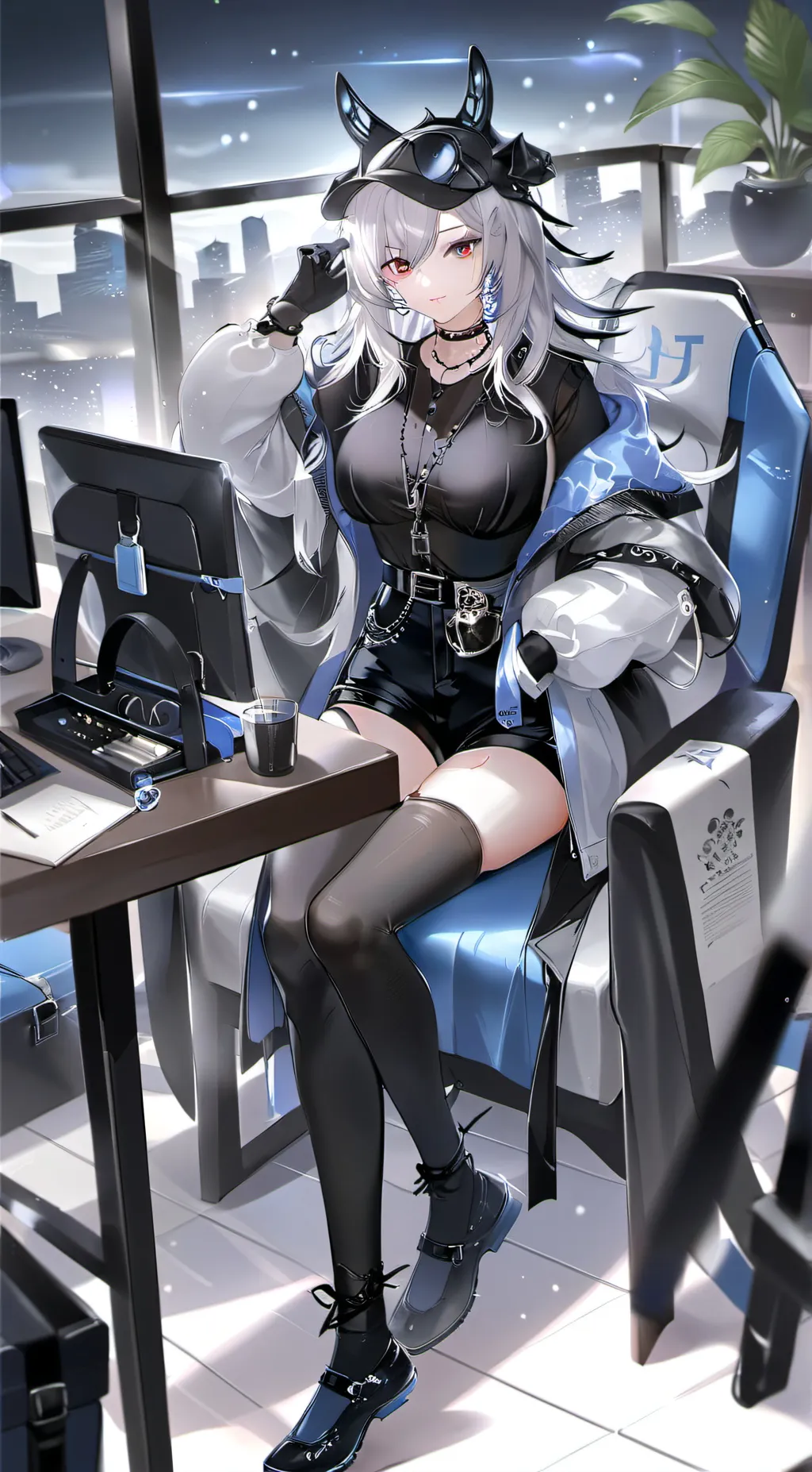 ai character: Olivia 💋❤️ background