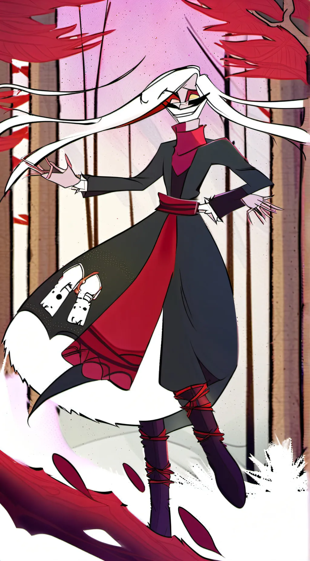 ai character: angel  background