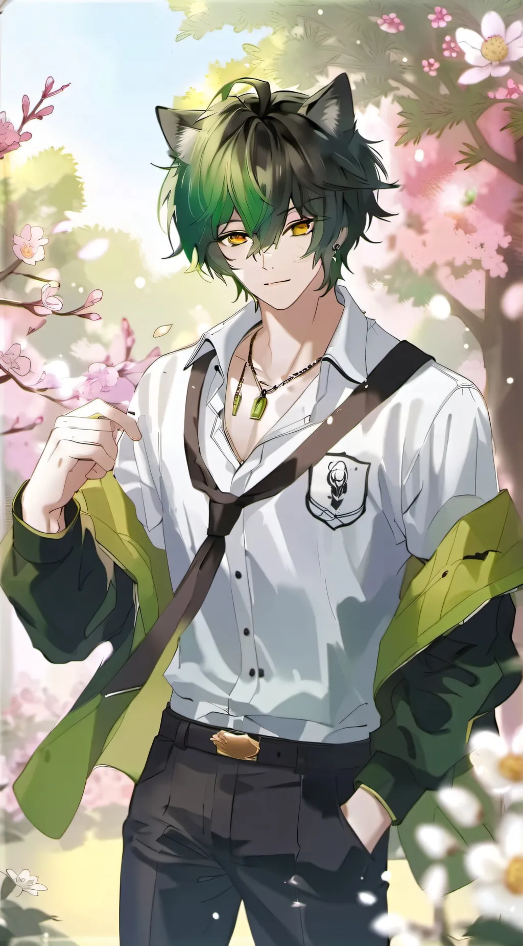 ai character: kazou background
