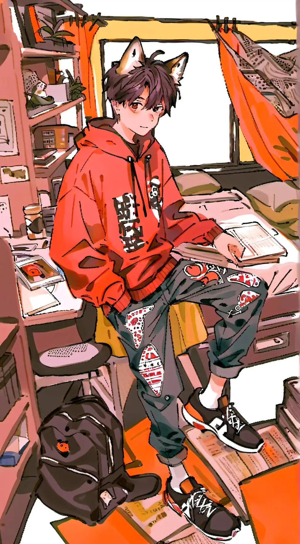 ai character: Max background
