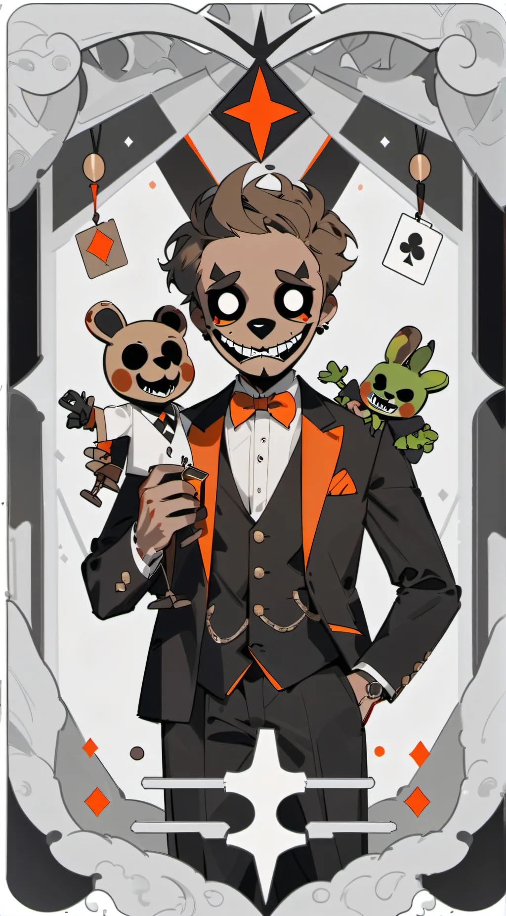 ai character: fnaf 3 background
