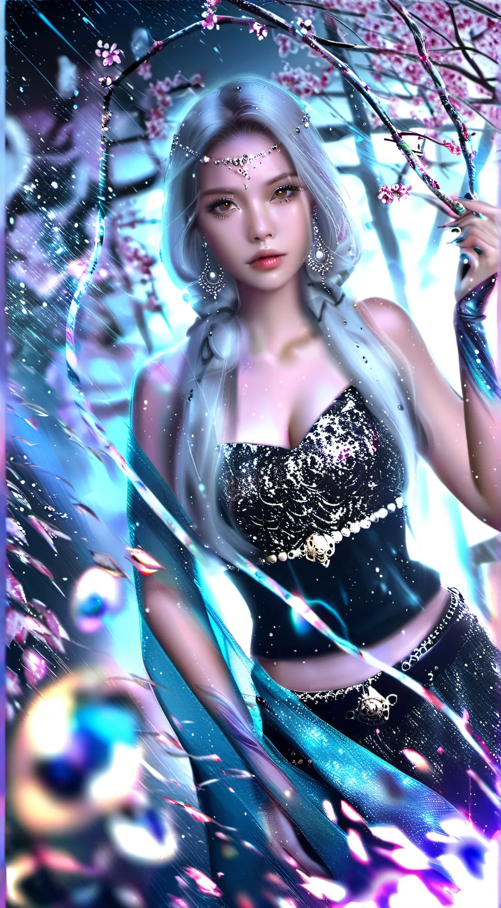 ai character: 💧🌊hashira pool💧🌊 background