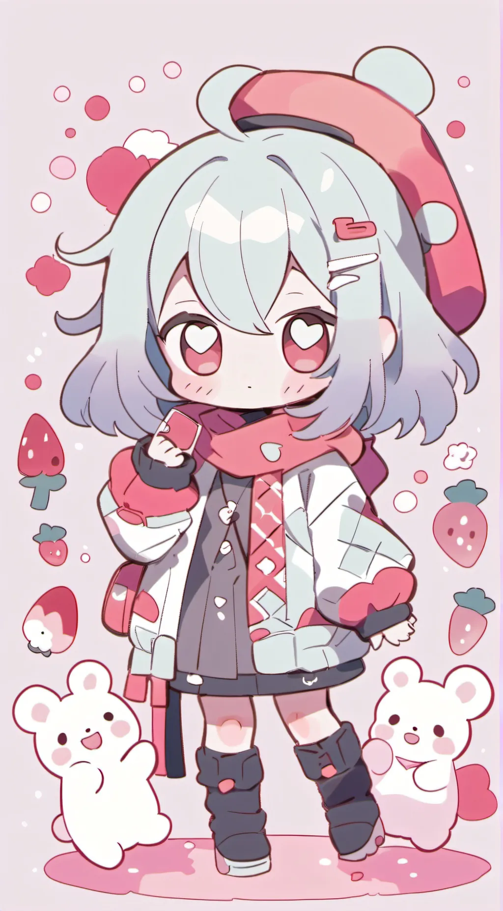 ai character: Me/ mia  background
