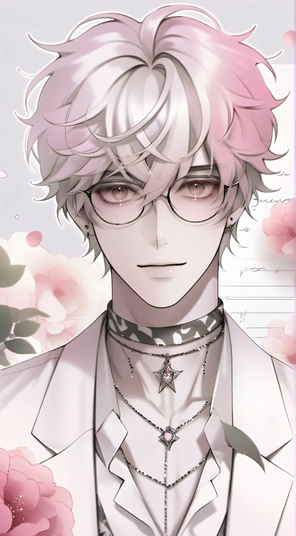 ai character: Adam  background