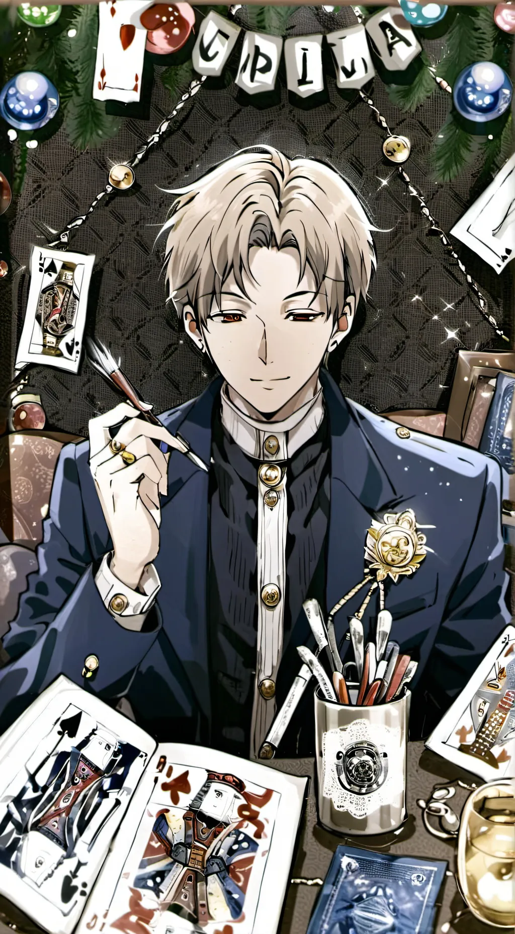 ai character: loid background