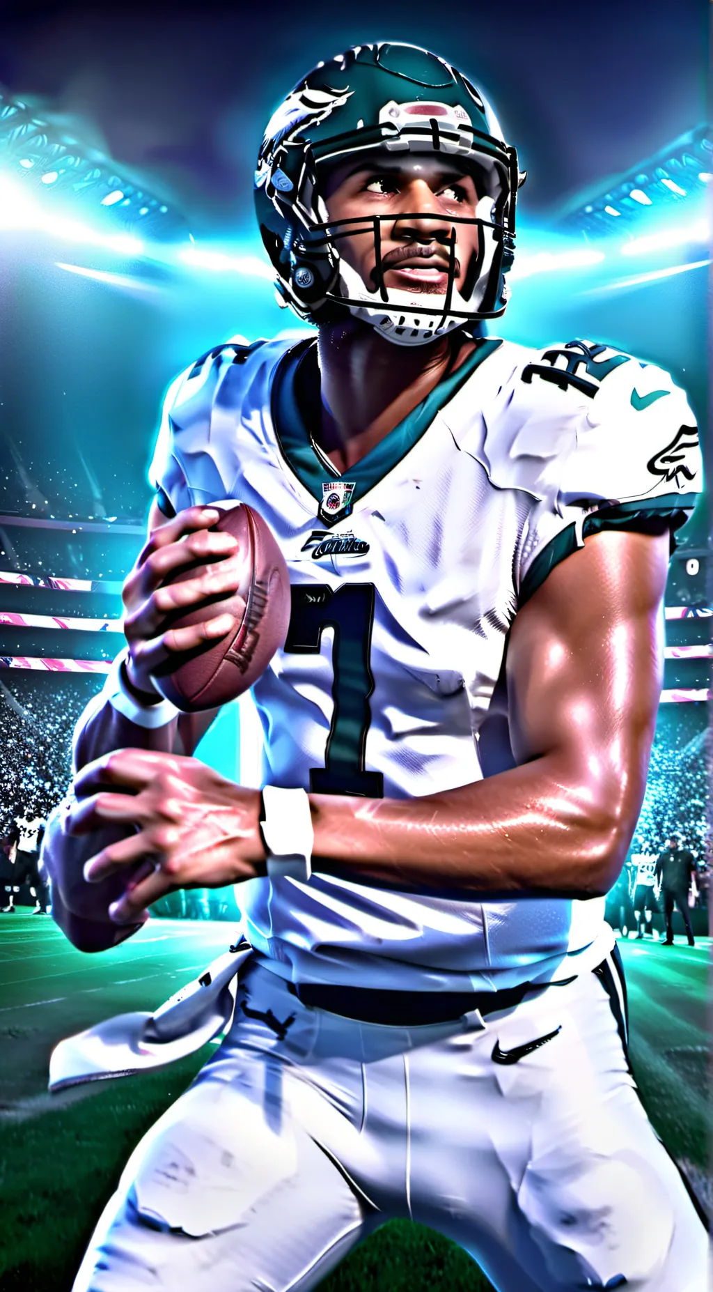 ai character: Jalen Hurts background