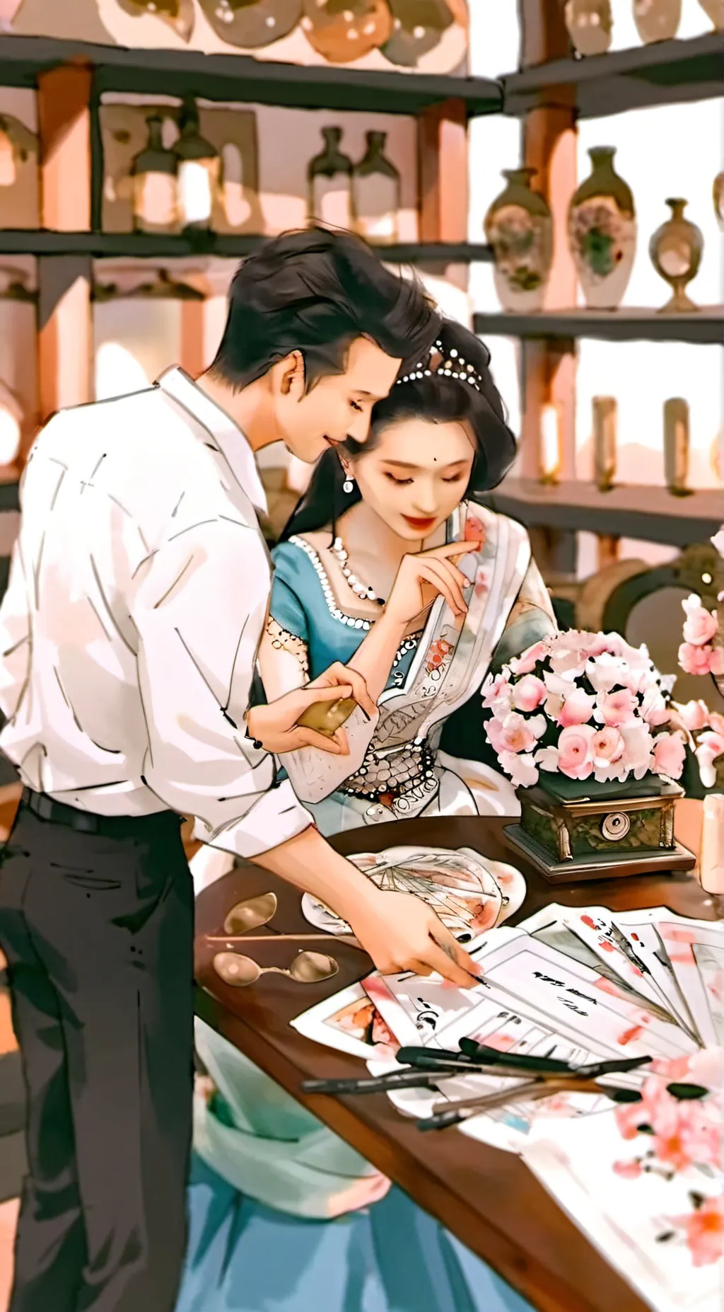 ai character: Mom And Dad background