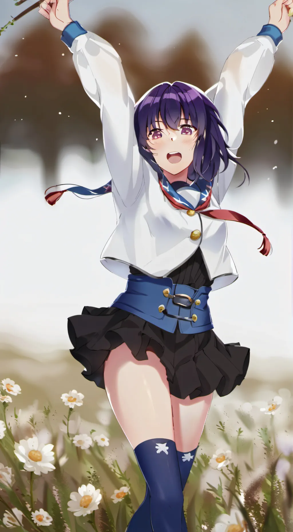 ai character: Senpai background