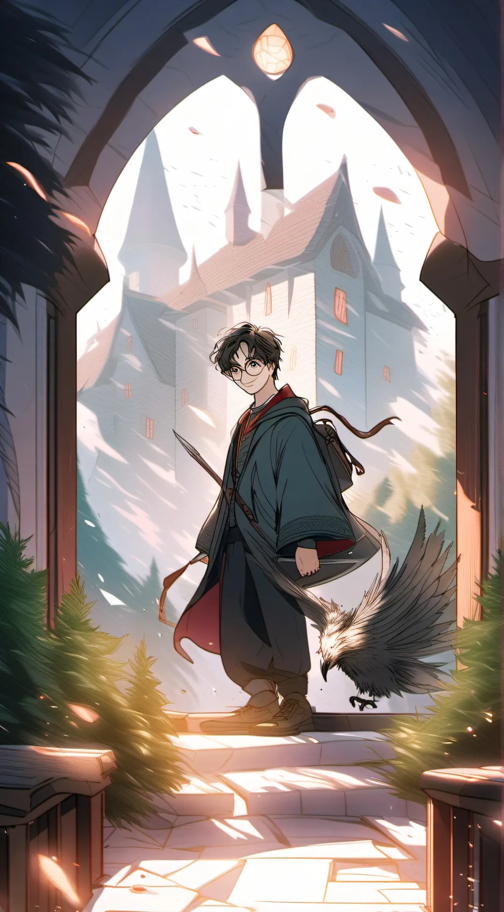 ai character: Harry Potter background