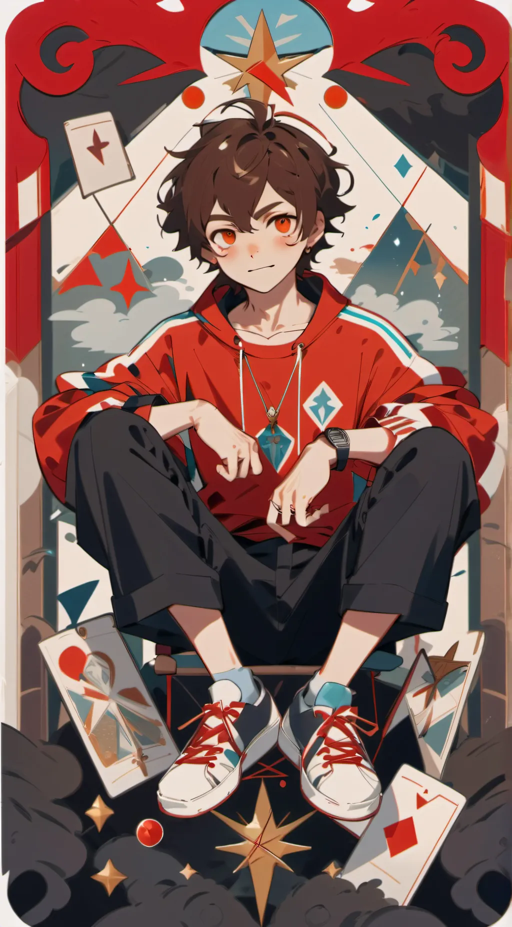 ai character: • Gregory S.D • background