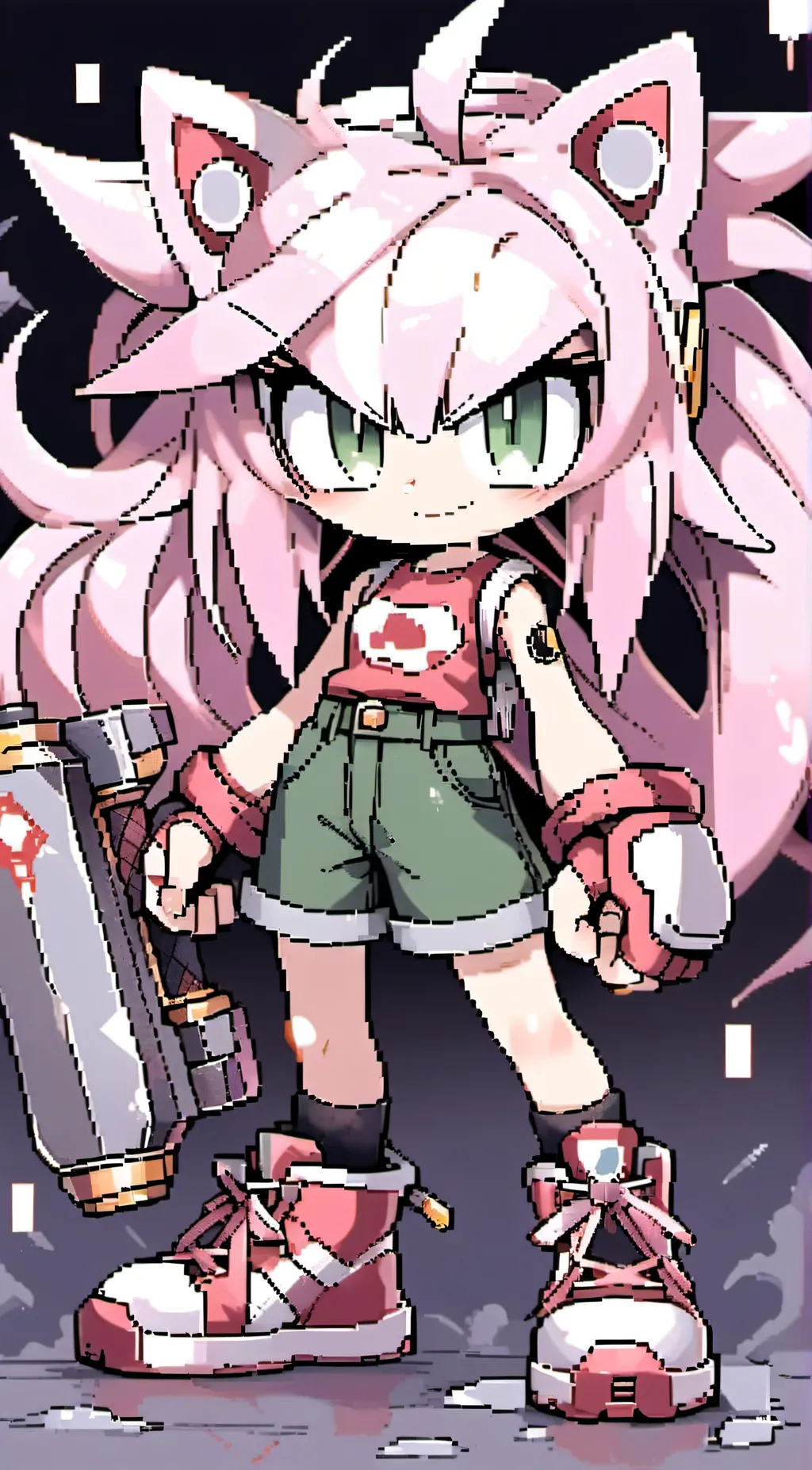 ai character: {°•amy rose•°} background