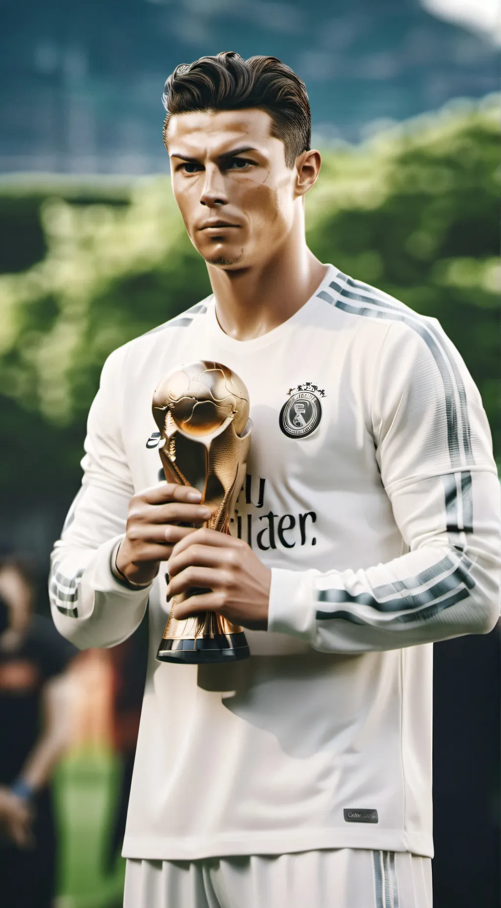 ai character: C. Ronaldo background