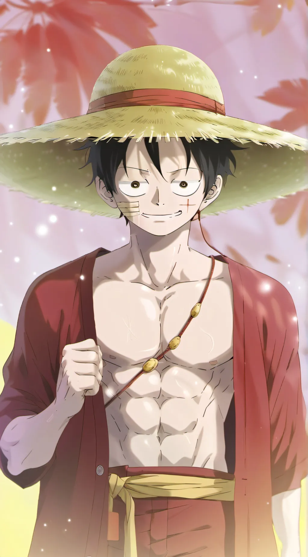 ai character: Monkey D. Luffy background