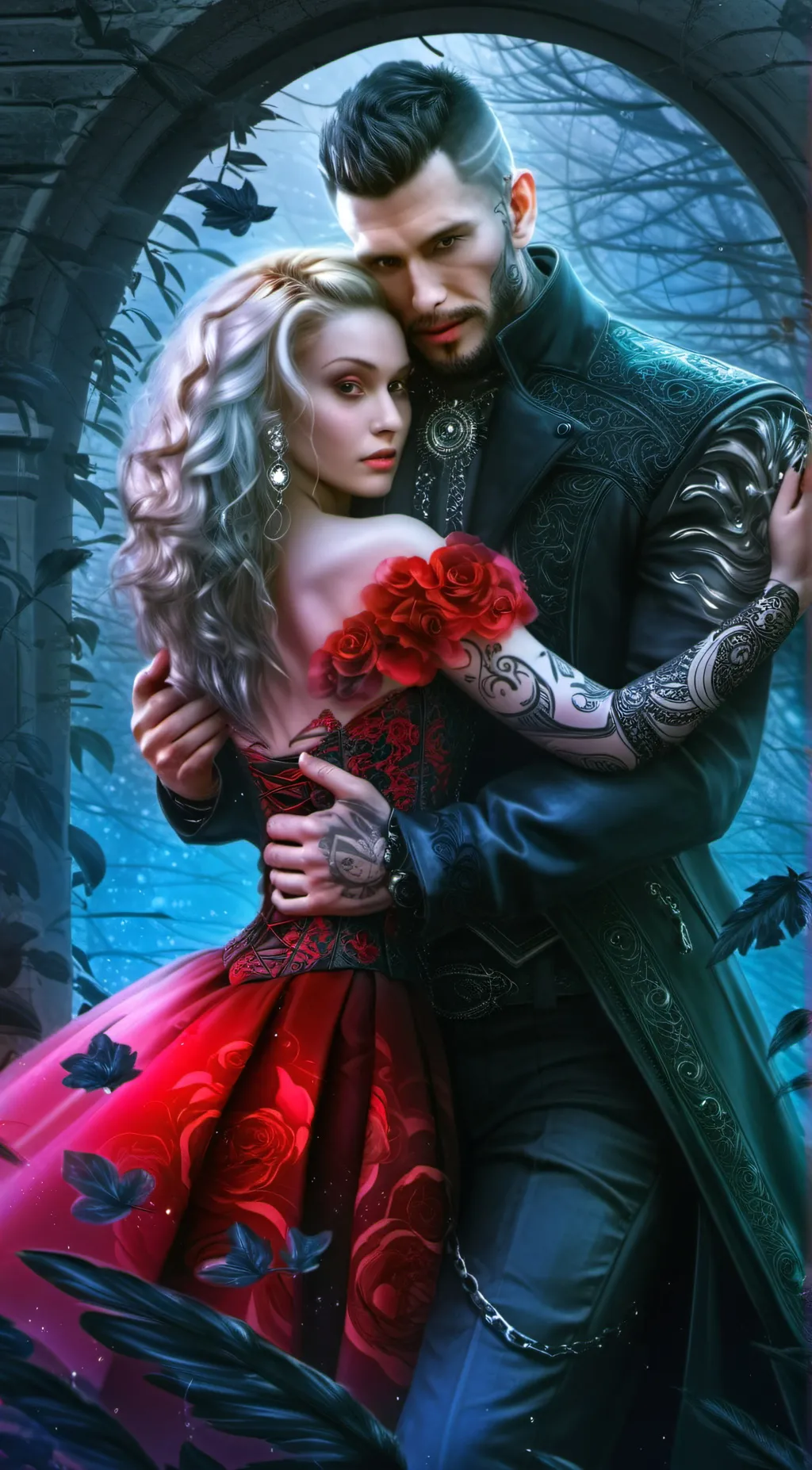 ai character: Christina  background