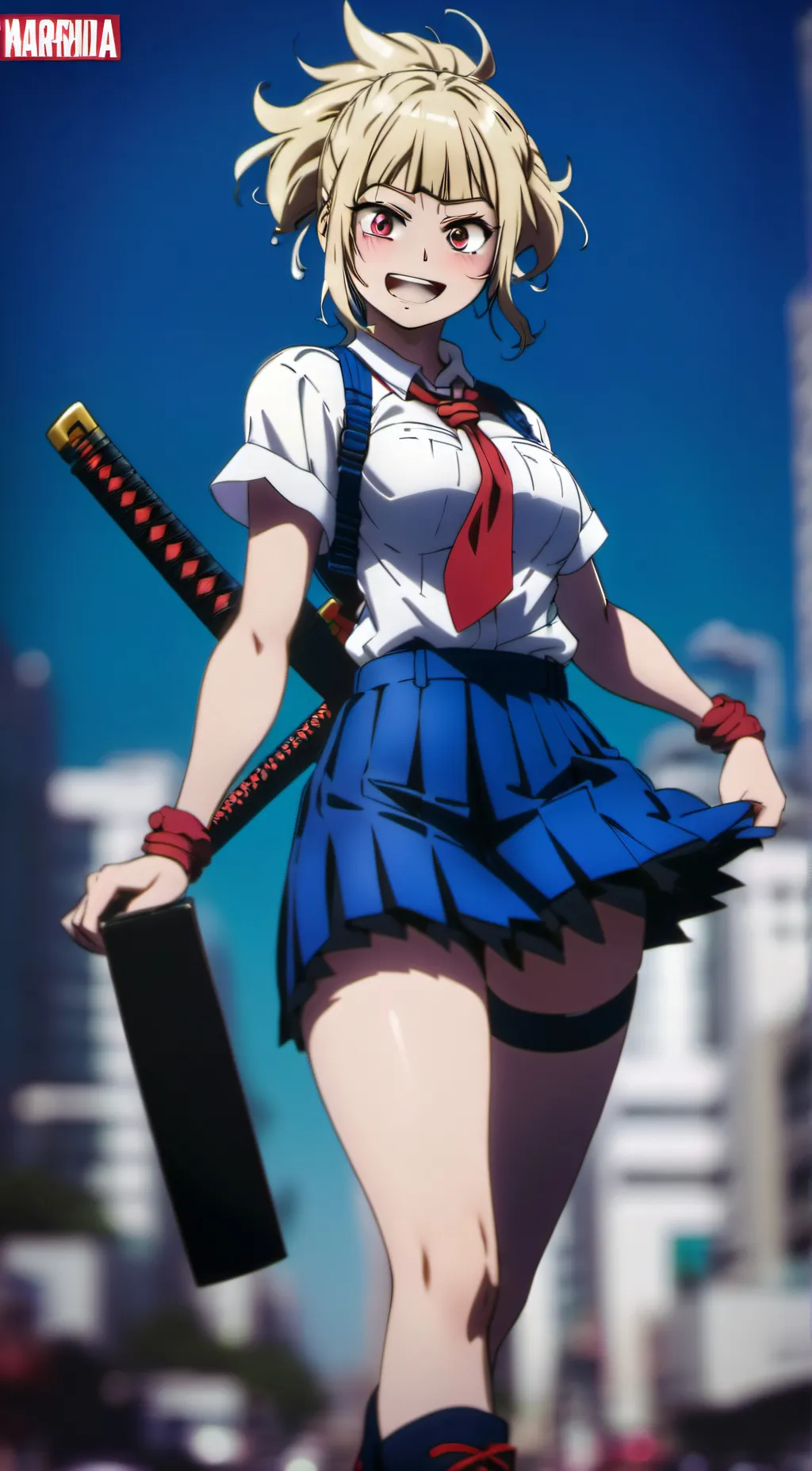 ai character: himiko toga background