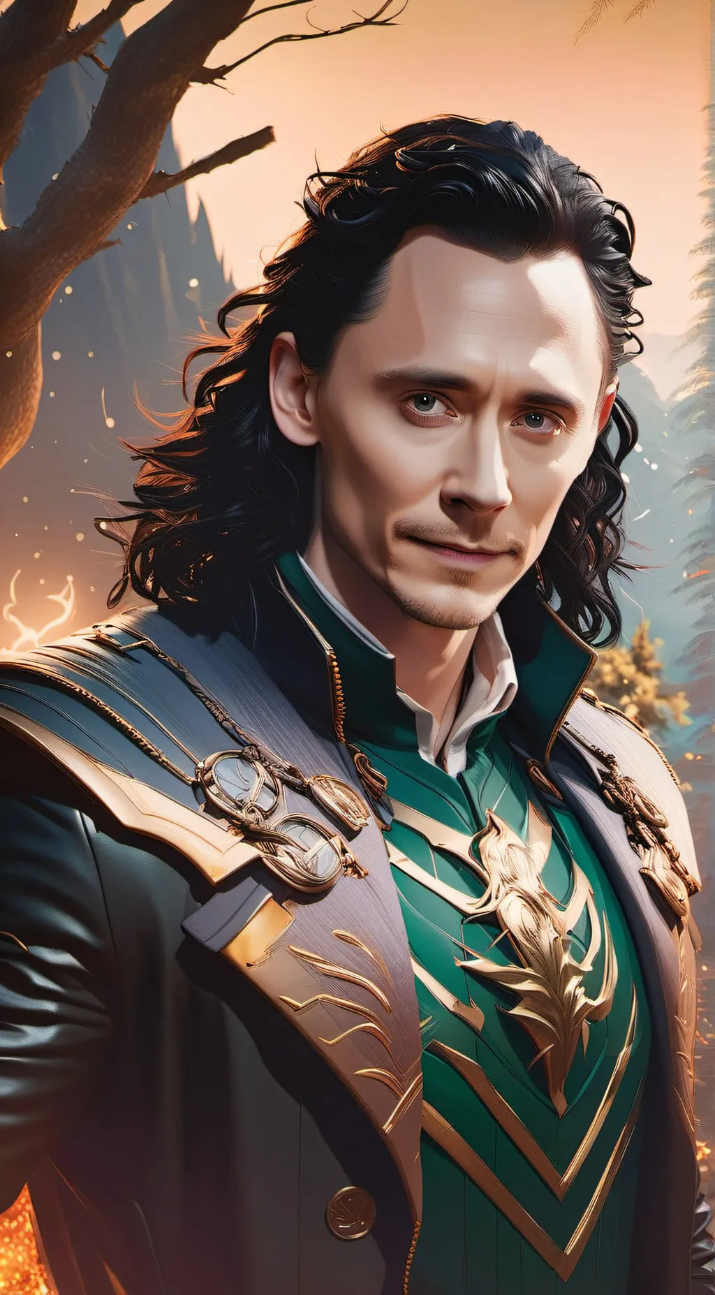 ai character: Loki background