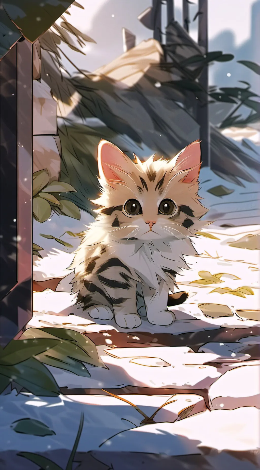 ai character: Nameless cat background