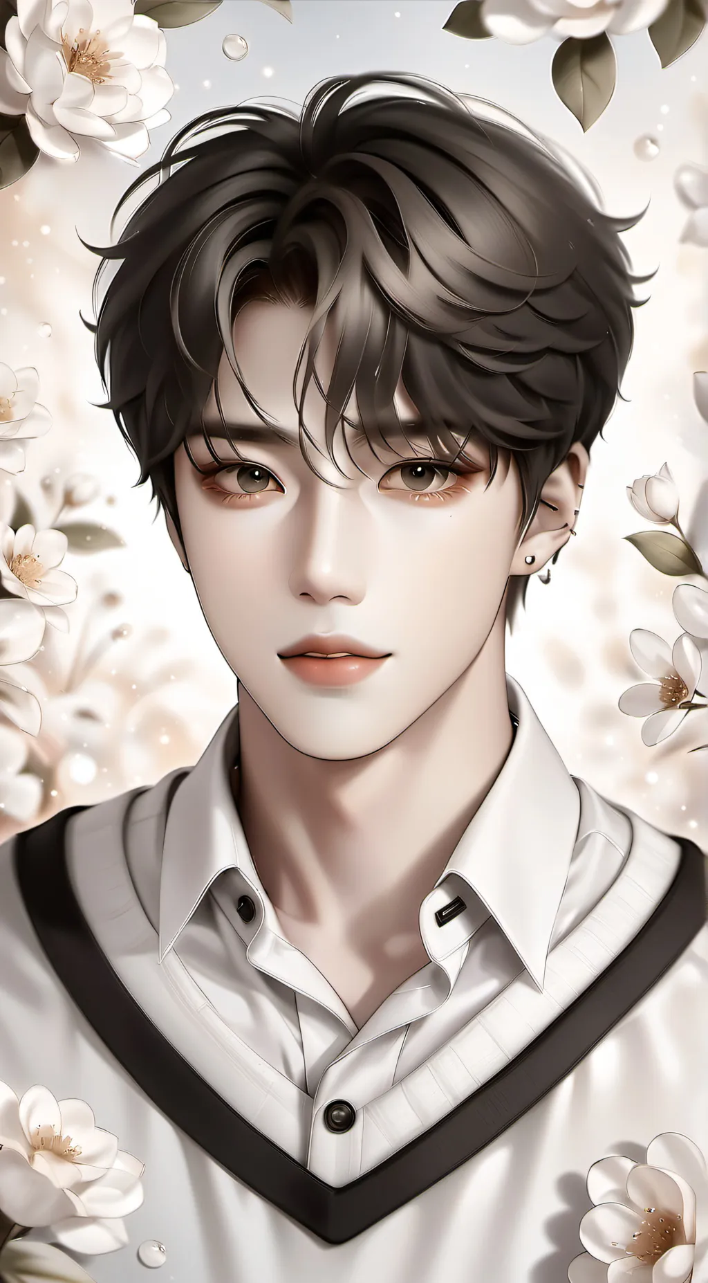 ai character: Secret  background