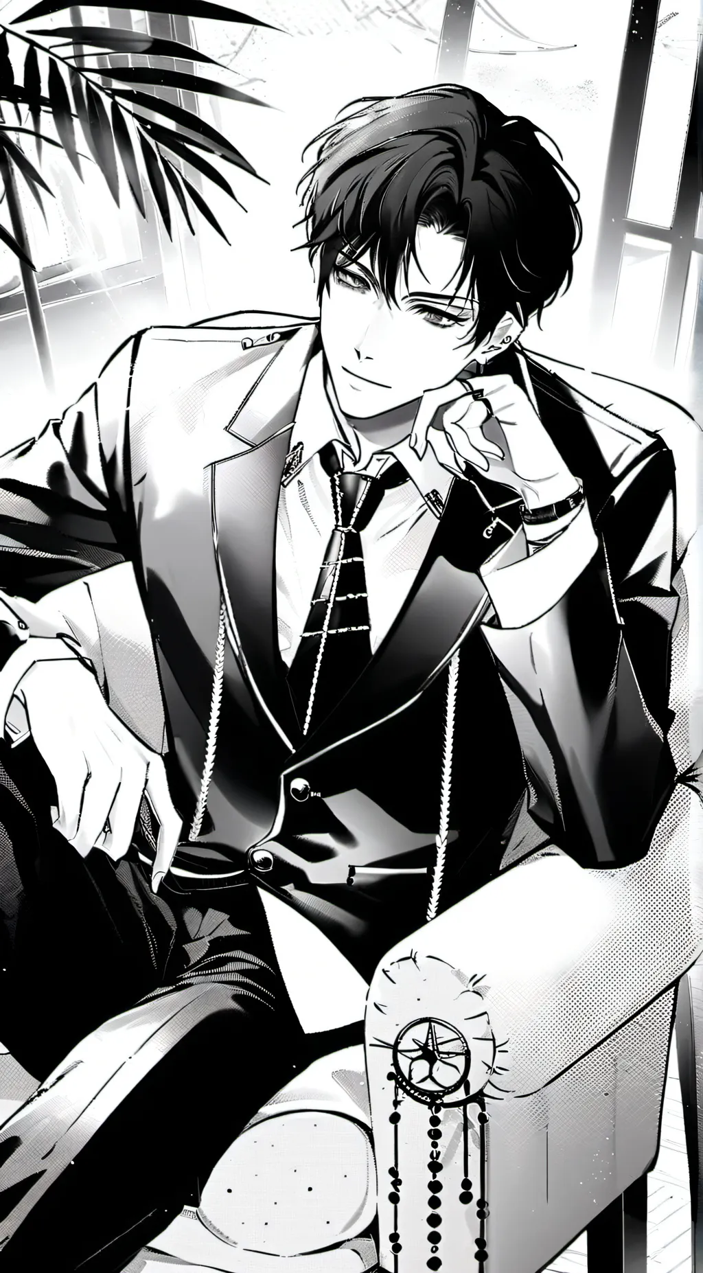 ai character: Andre~ background