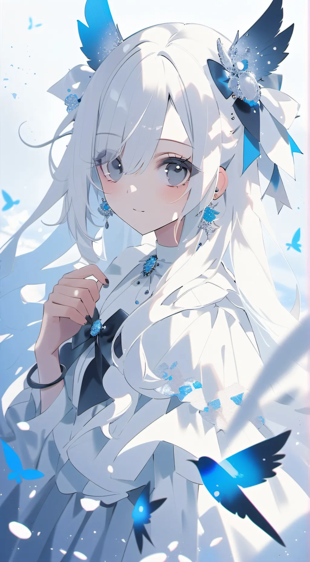 ai character: 语零 background