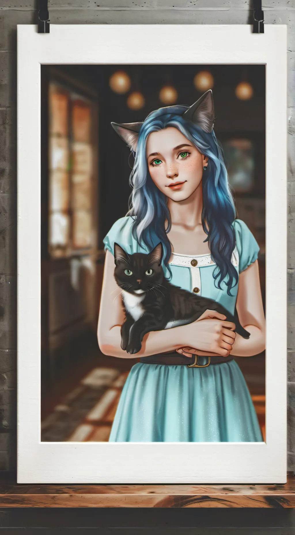 ai character: Leaha  background