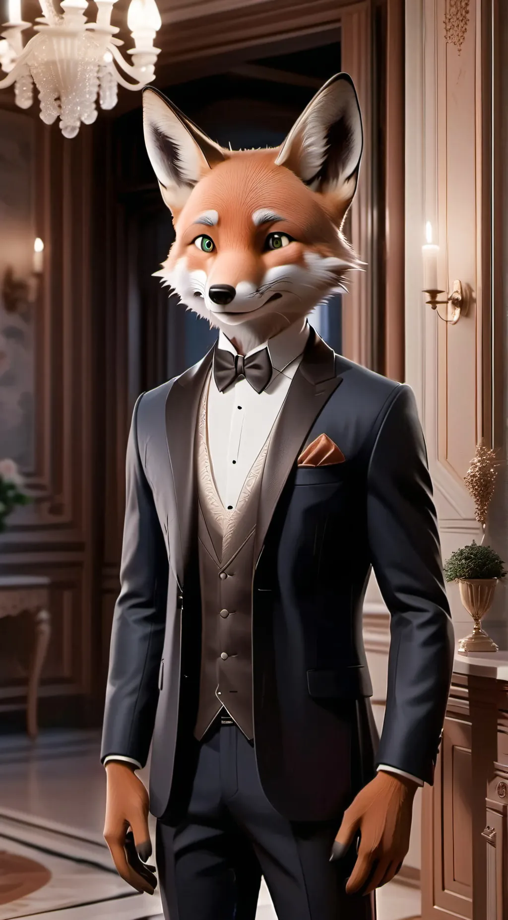 ai character: Sir Fox background