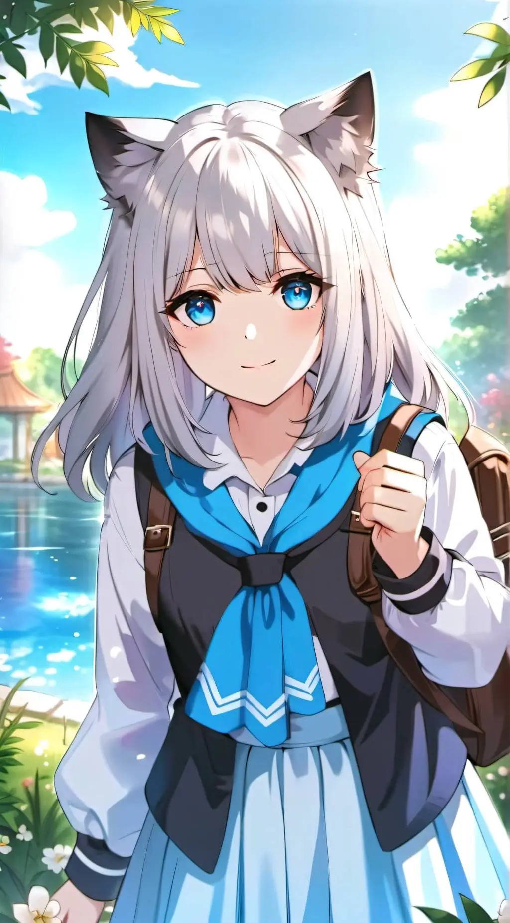 ai character: Mango background