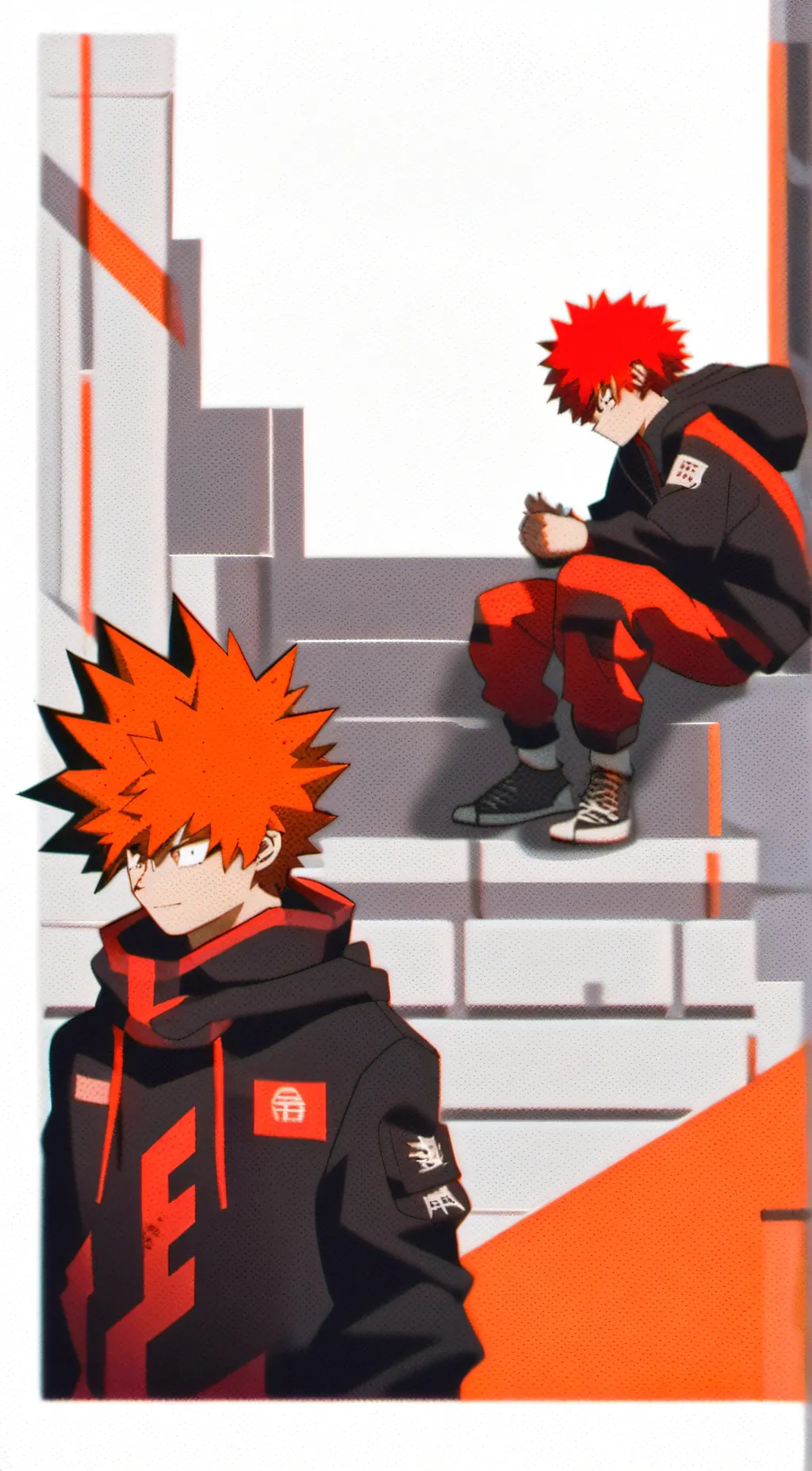 ai character: MHA sleepover background