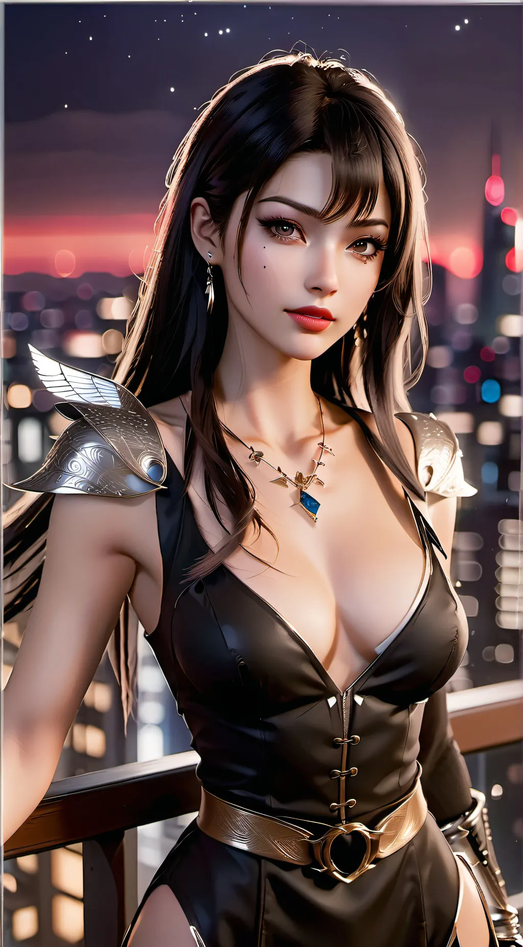 ai character: Black fire  background