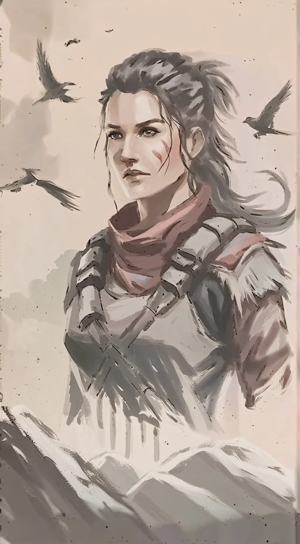 ai character: ARK background