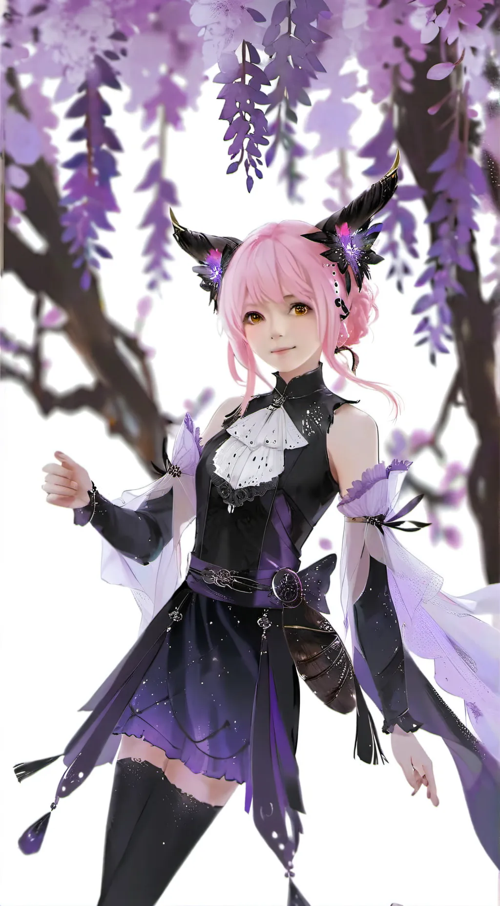 ai character: maid background