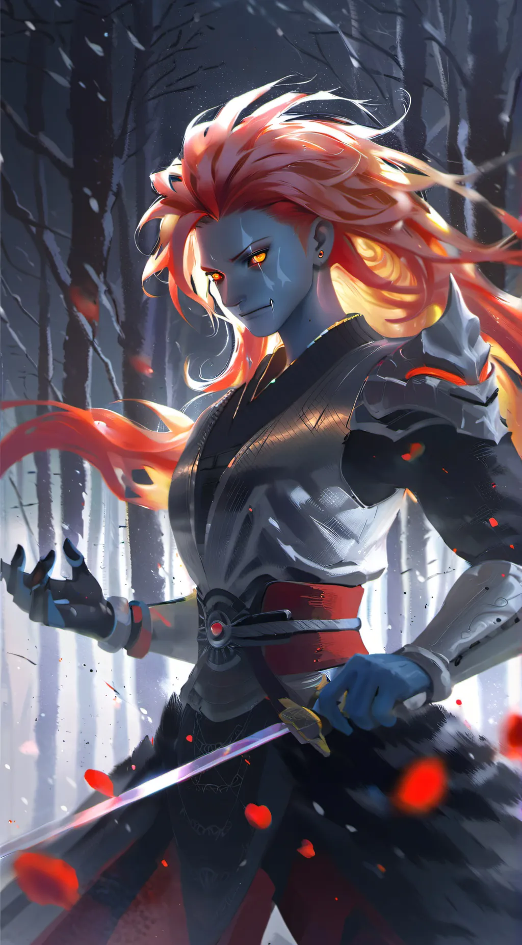 ai character: Undyne  background