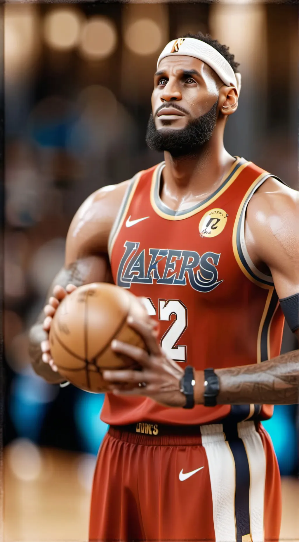 ai character: LeBron background
