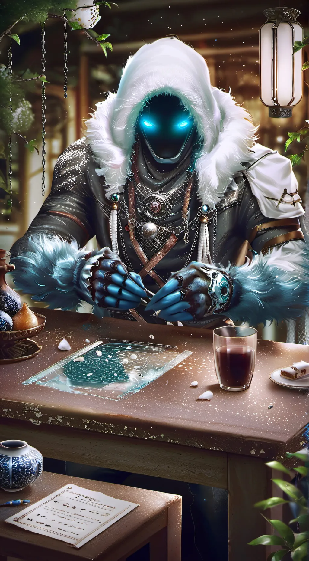 ai character: updater  background