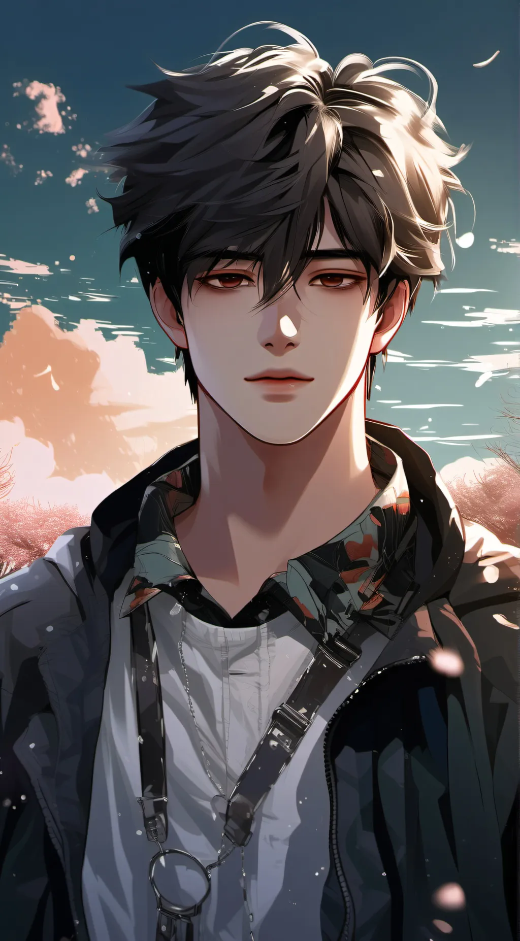 ai character: 💙simon💙 background