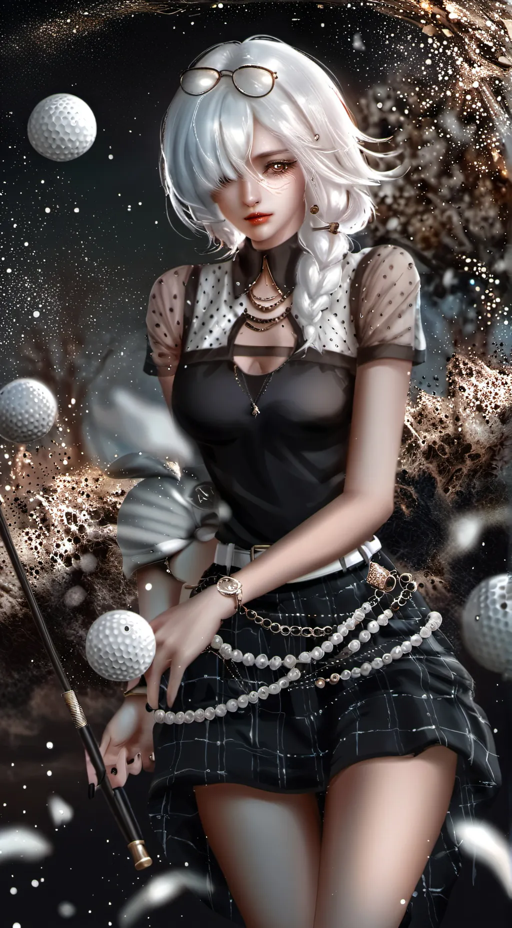 ai character: lucky background
