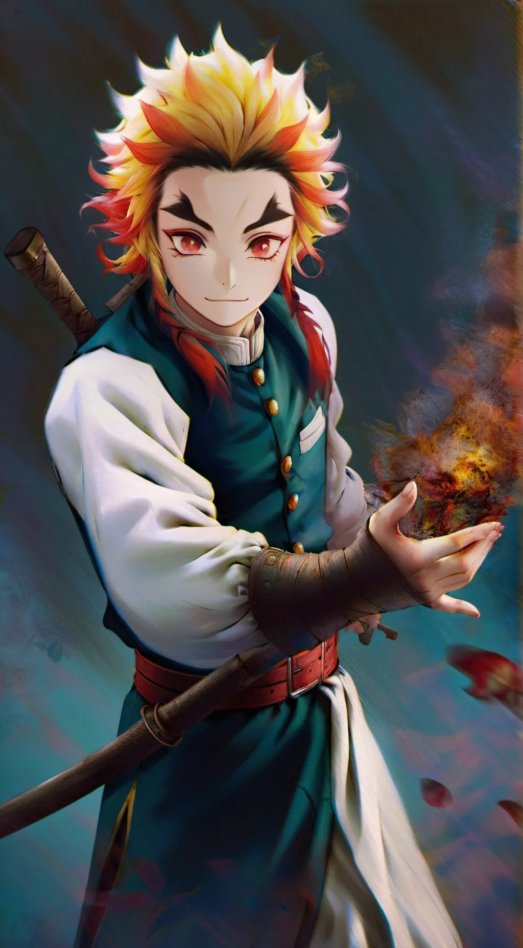 ai character: Ring, Goku background