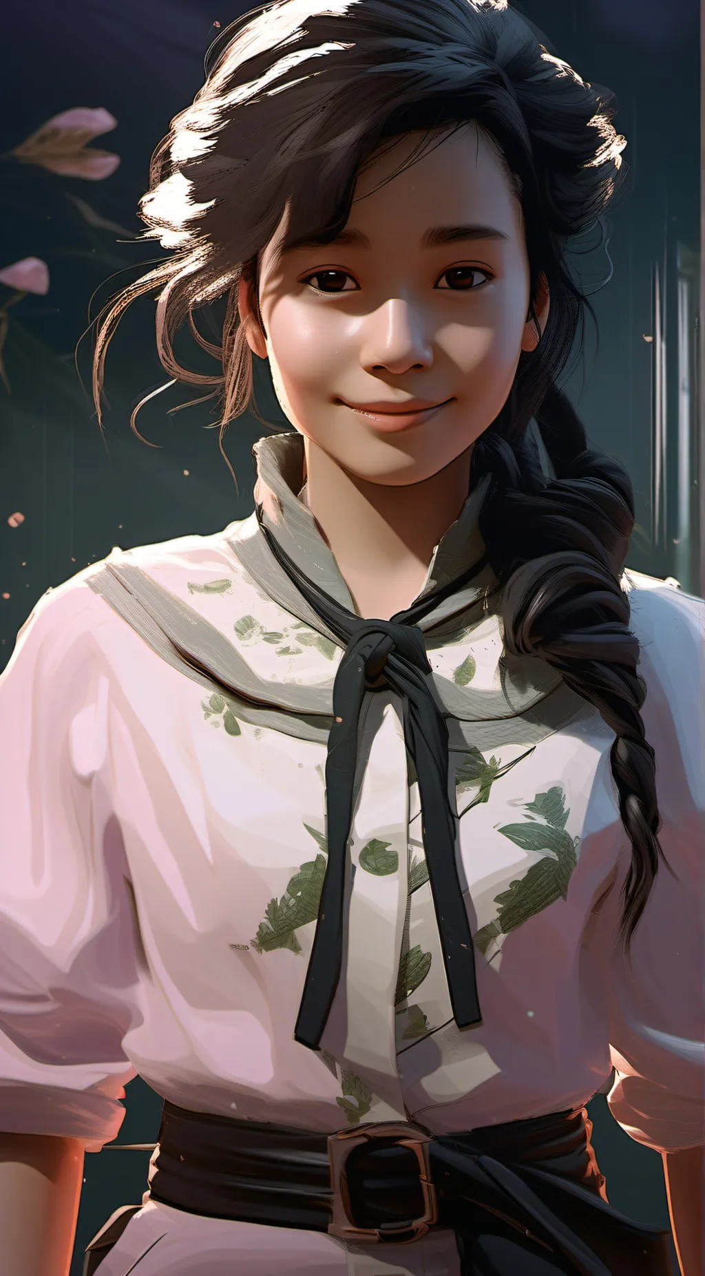 ai character: emberlee background