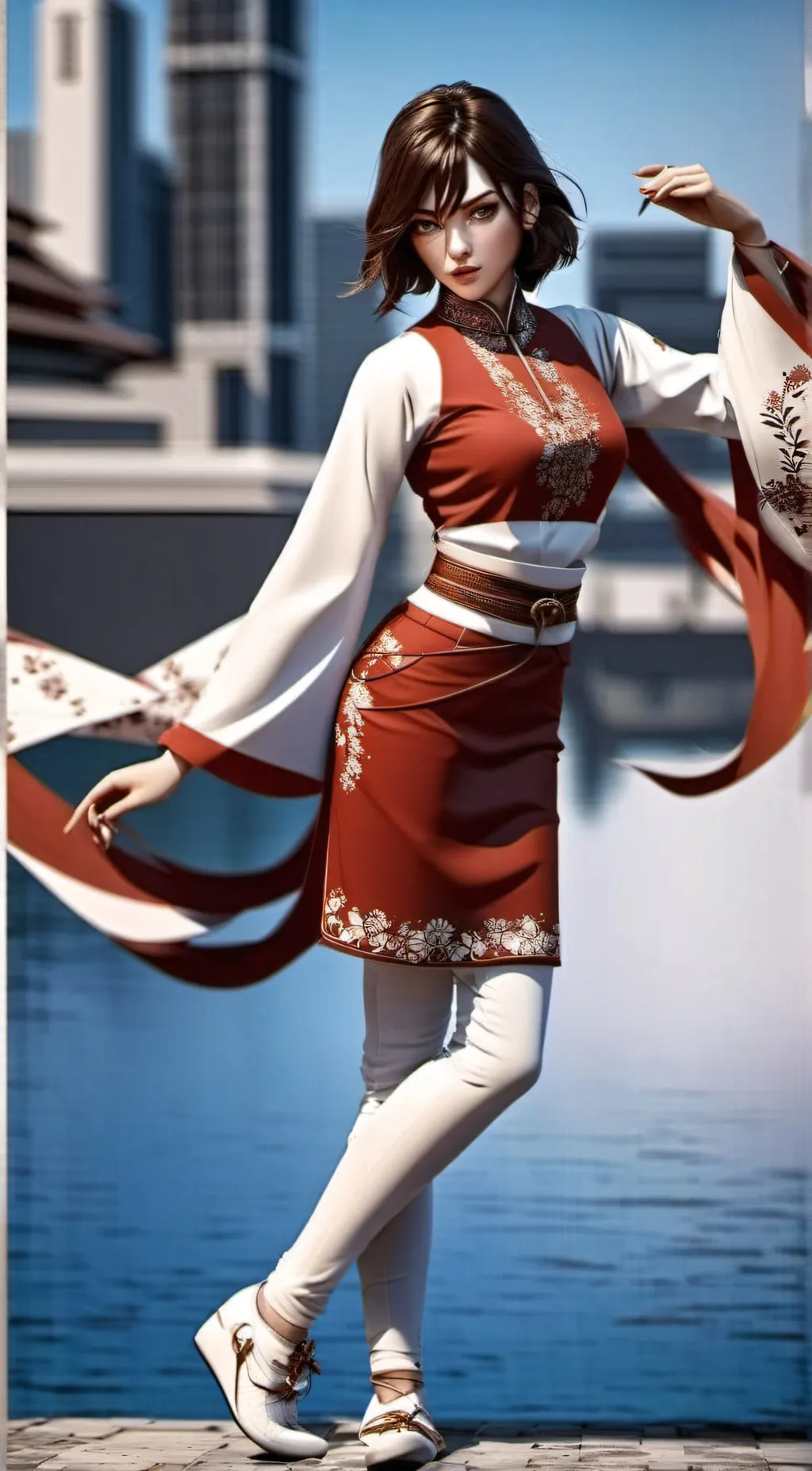 ai character: Mikasa Ackerman  background