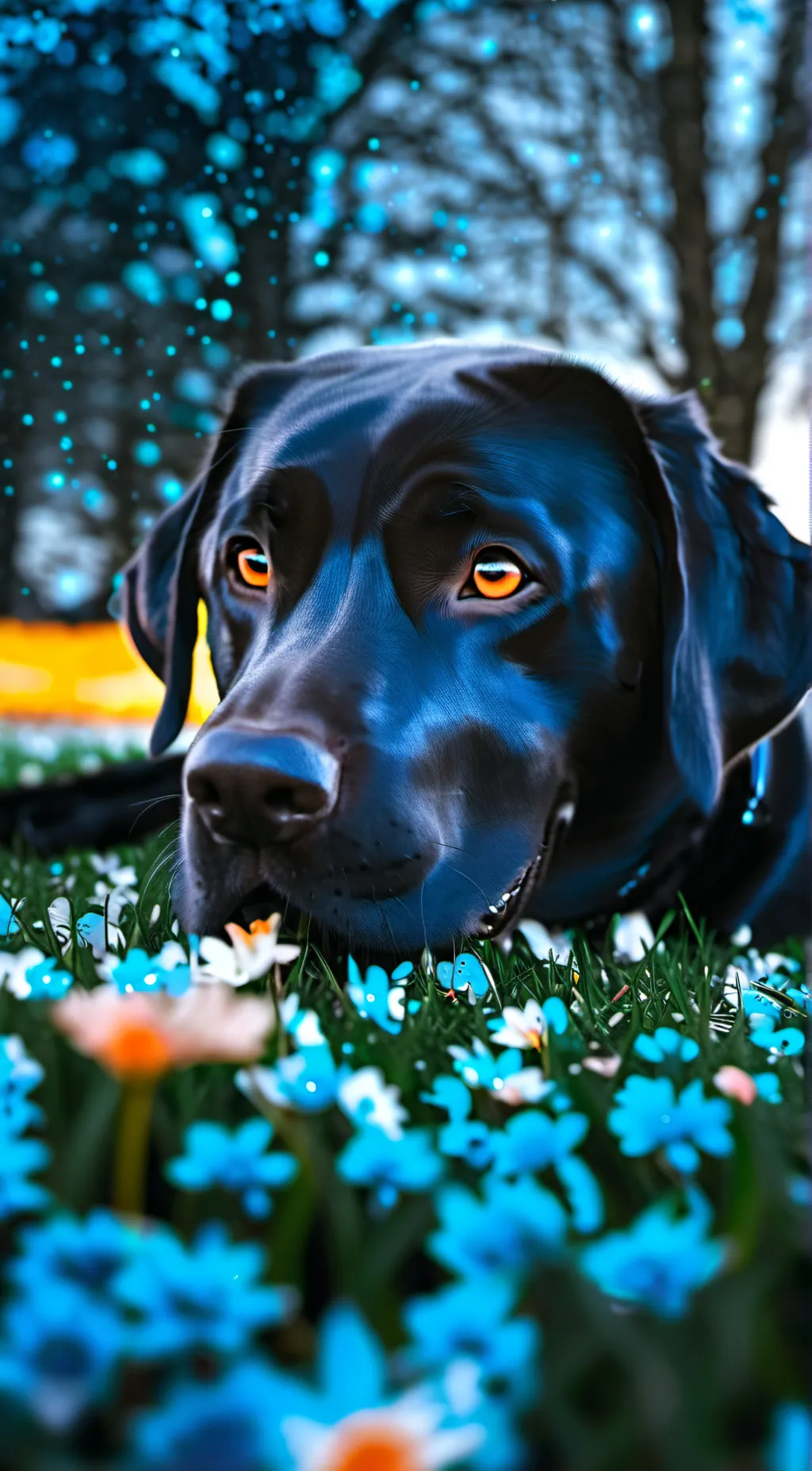 ai character: Winnie Da Doggie background