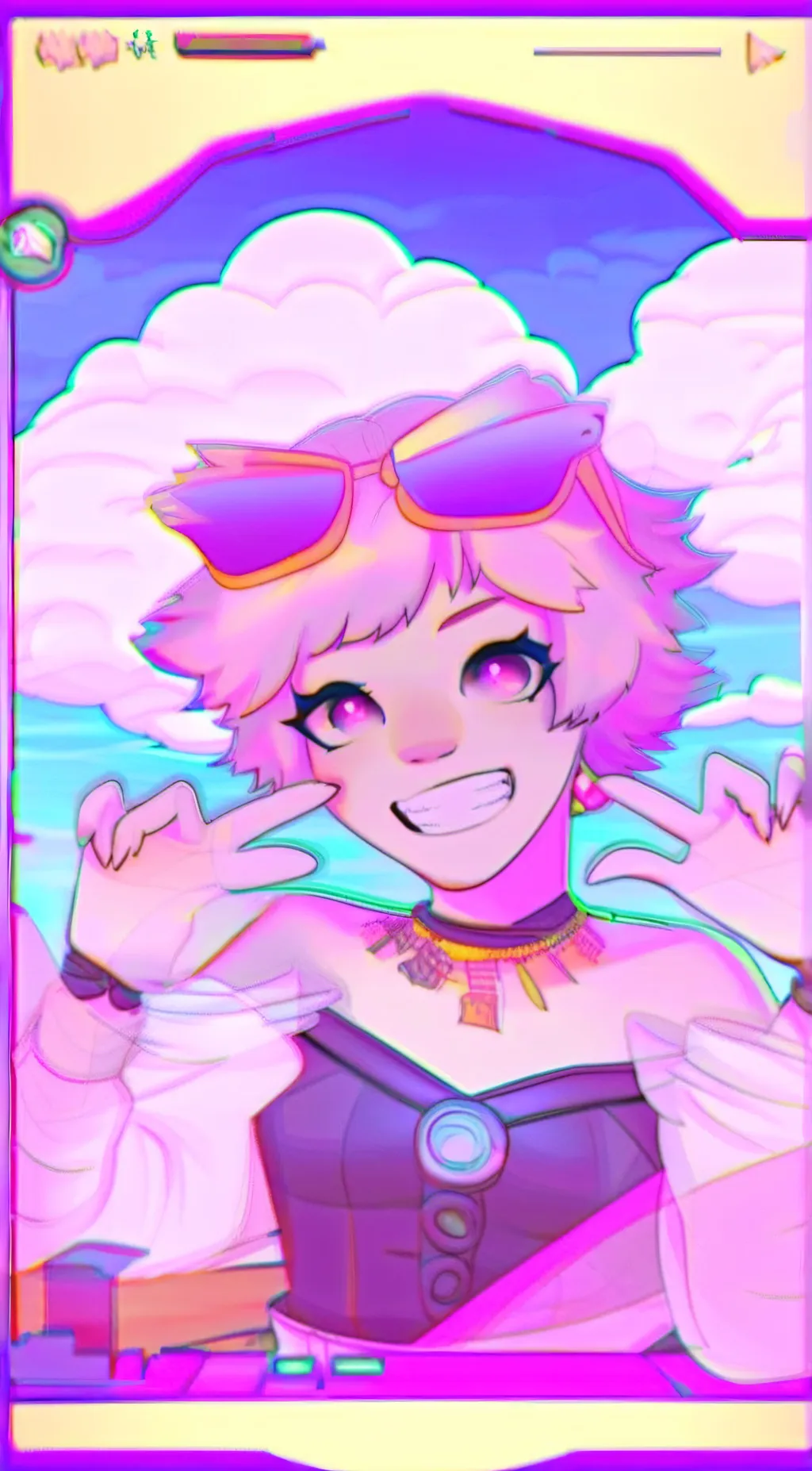 ai character: Mina Ashido background