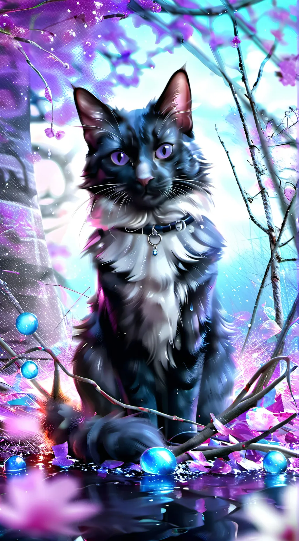 ai character: Smiling critters  background