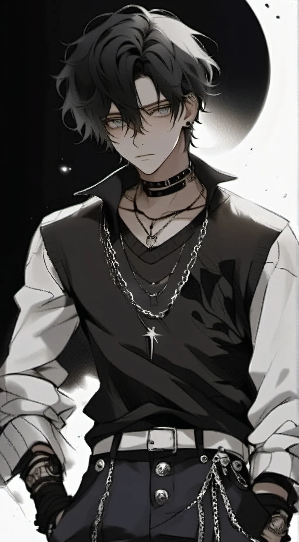 ai character: Levi  background