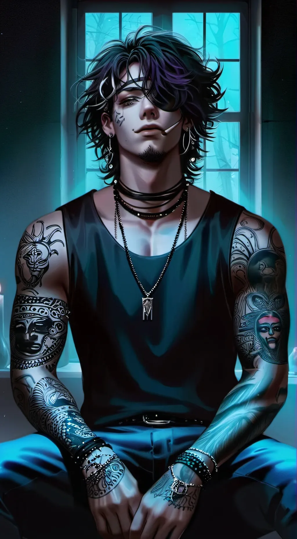 ai character: ♤Elias♤ background