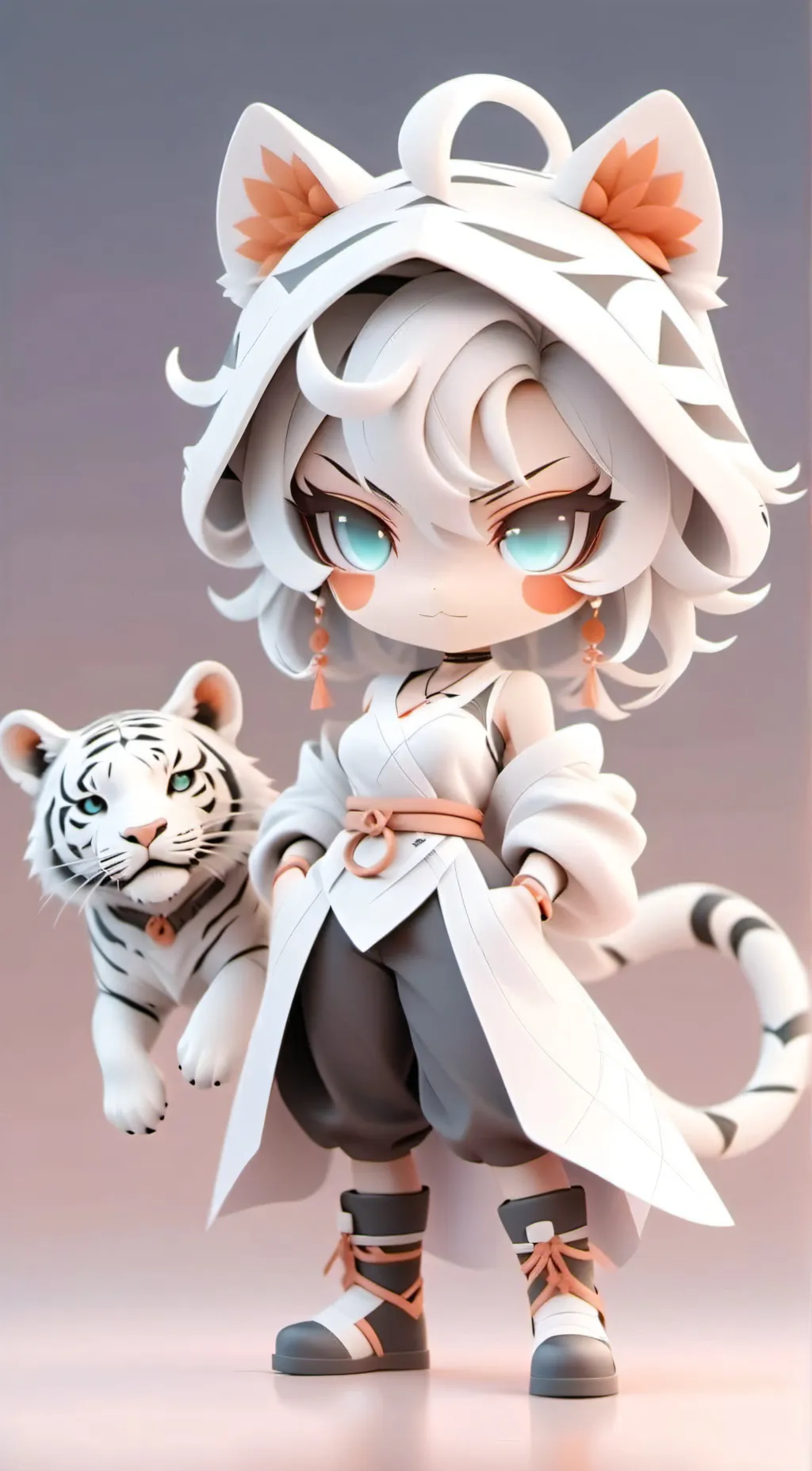 ai character: 钢齿虎 background