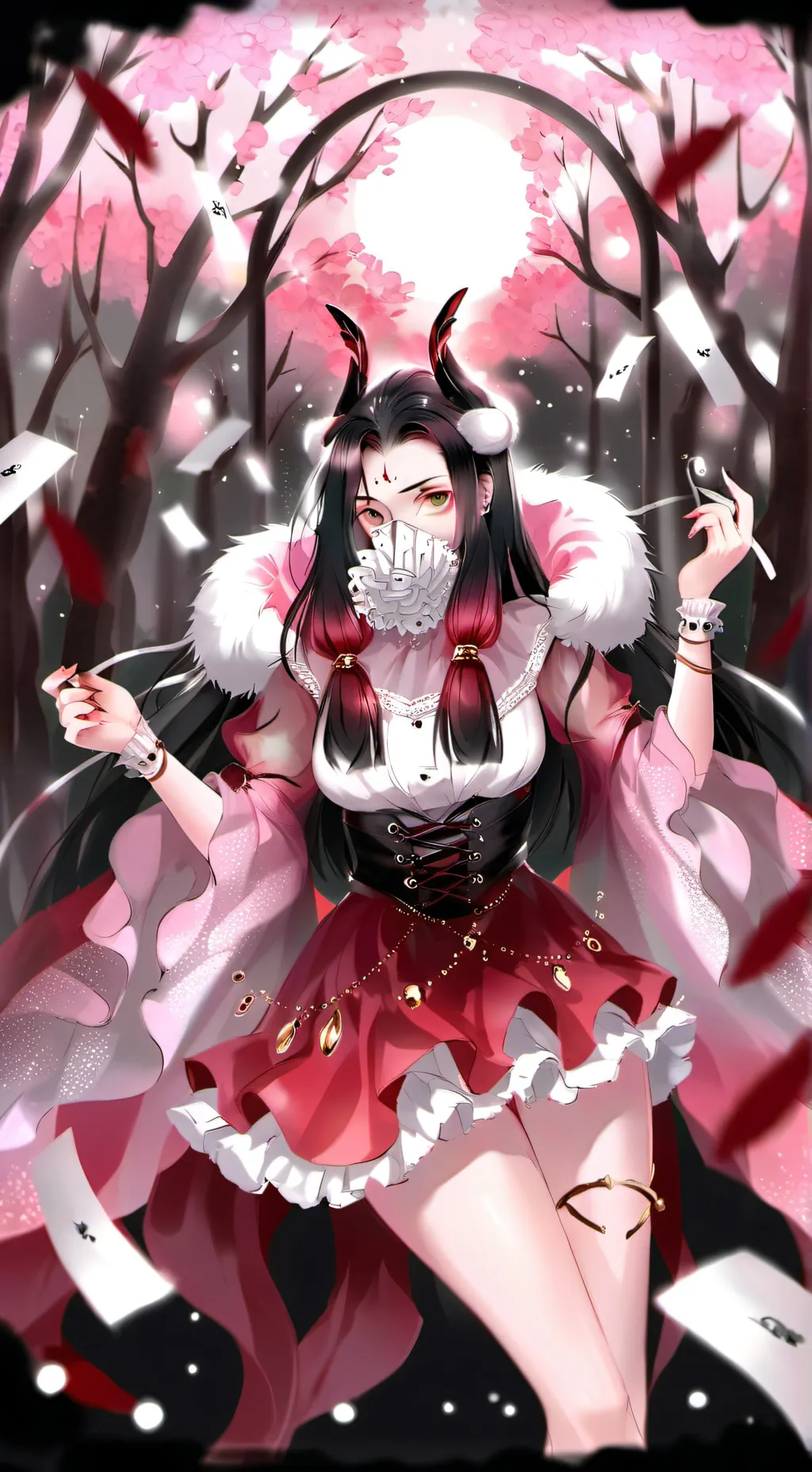ai character: 🌸Nezuko kamado 🌸  background
