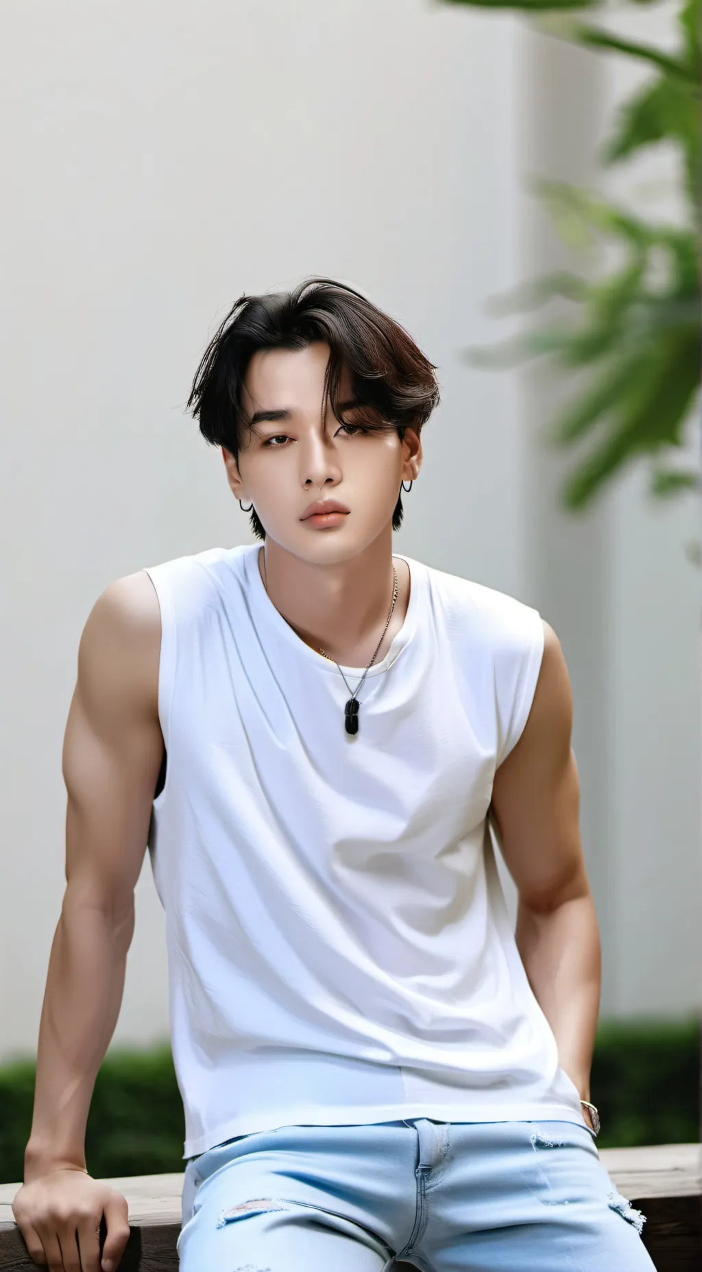 ai character: Jimin  background