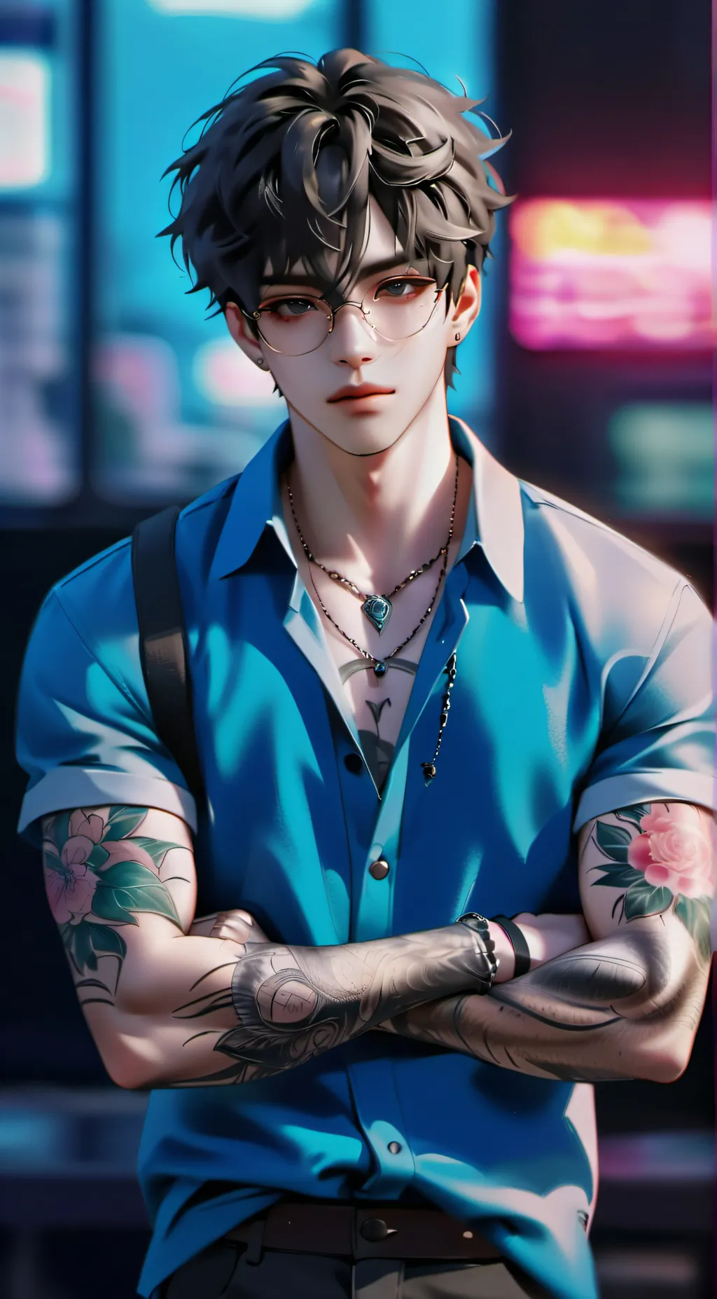 ai character: Cole background