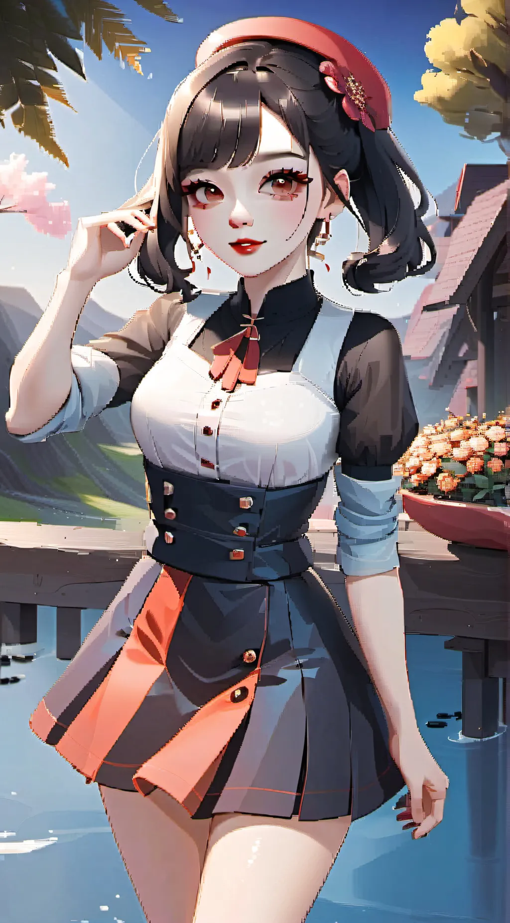ai character: Luna background